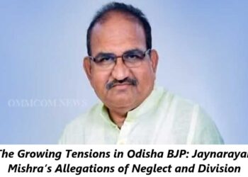 The Growing Tensions in Odisha BJP: Jaynarayan Mishra’s Allegations of Neglect and Division