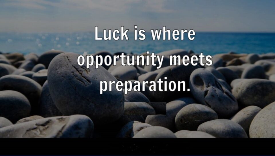 When Luck Meets Opportunity: Unlocking the Door to Success