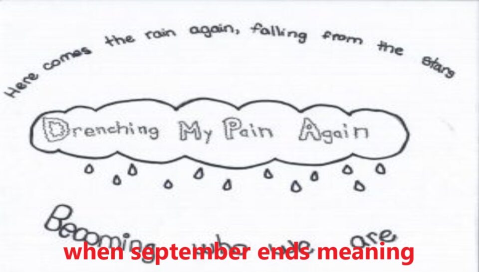 Unveiling the Meaning of "When September Ends": A Deeper Look into Green Day's Iconic Song