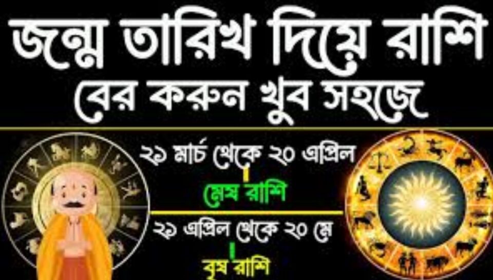 জন্ম তারিখ অনুযায়ী কার কোন রাশি, মিলিয়ে নিন আপনার ভাগ্য